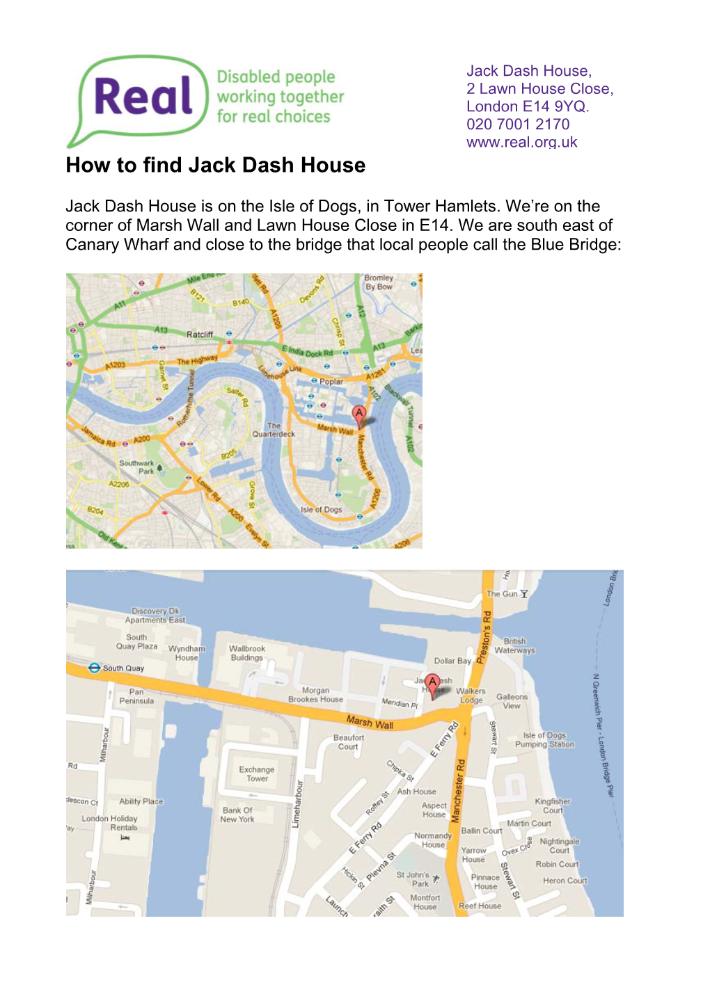 How to Find Jack Dash House