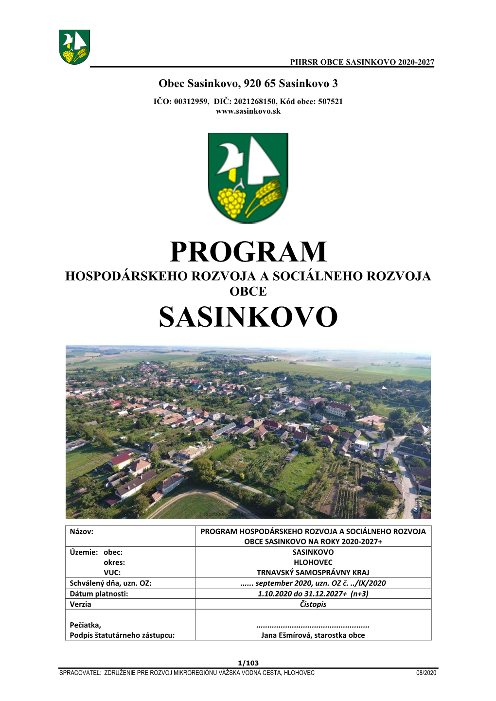 Program Sasinkovo