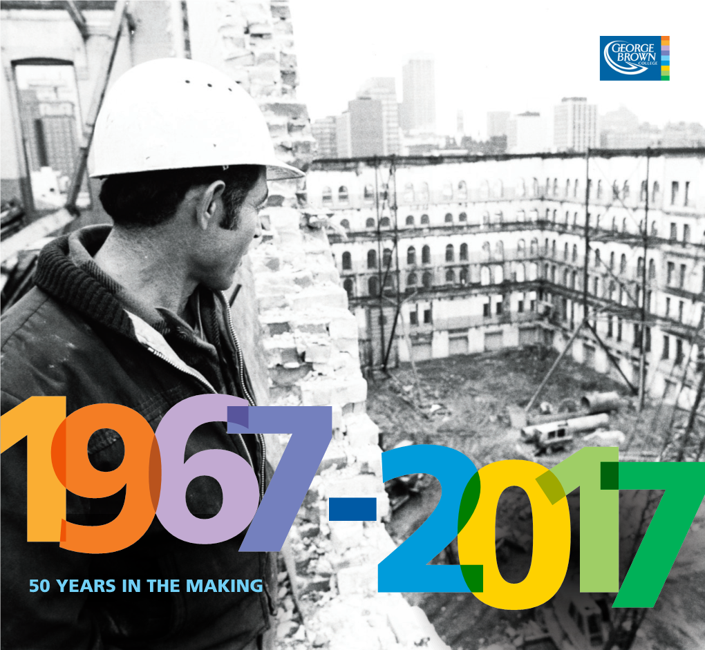 Annual Report 2016-2017: 50 Years in the Making