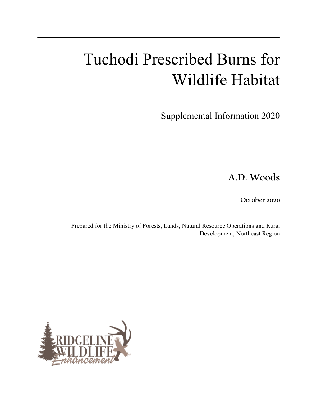 Tuchodi Prescribed Burns Presentation