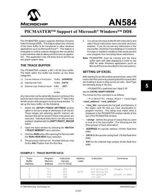 PICMASTER™ Support of Microsoft ® Windows™