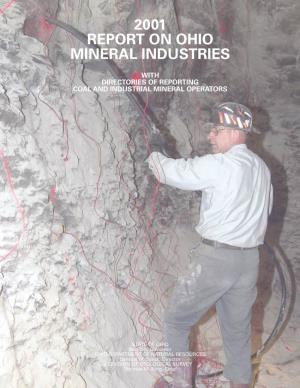 2001 Report on Ohio Mineral Industries