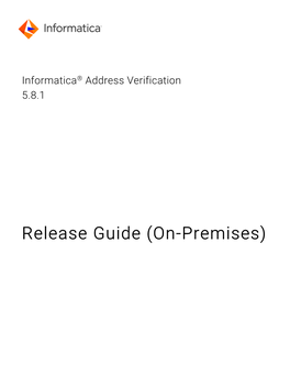 Release Guide (On-Premises)