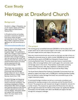 Heritage at Droxford Church
