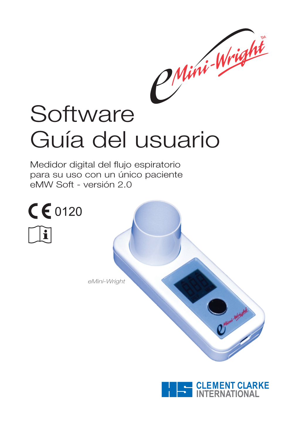 Software Guía Del Usuario Medidor Digital Del Flujo Espiratorio Para Su Uso Con Un Único Paciente Emw Soft - Versión 2.0