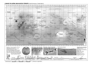 A Mars Felszíne (Magassági Térkép) (Fekete=Magas, Fehér=Mély)
