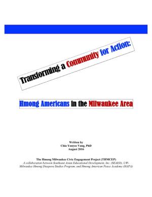 Hmong Americans in the Milwaukee Area