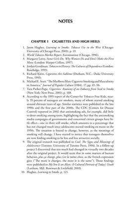 Chapter 1 Cigarettes and High Heels 1