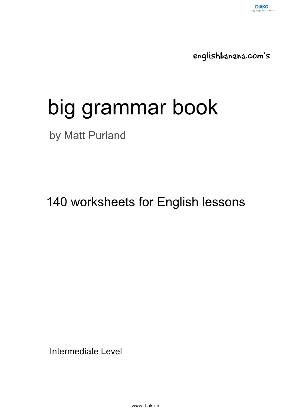 Big Grammar Book Intermediate Level