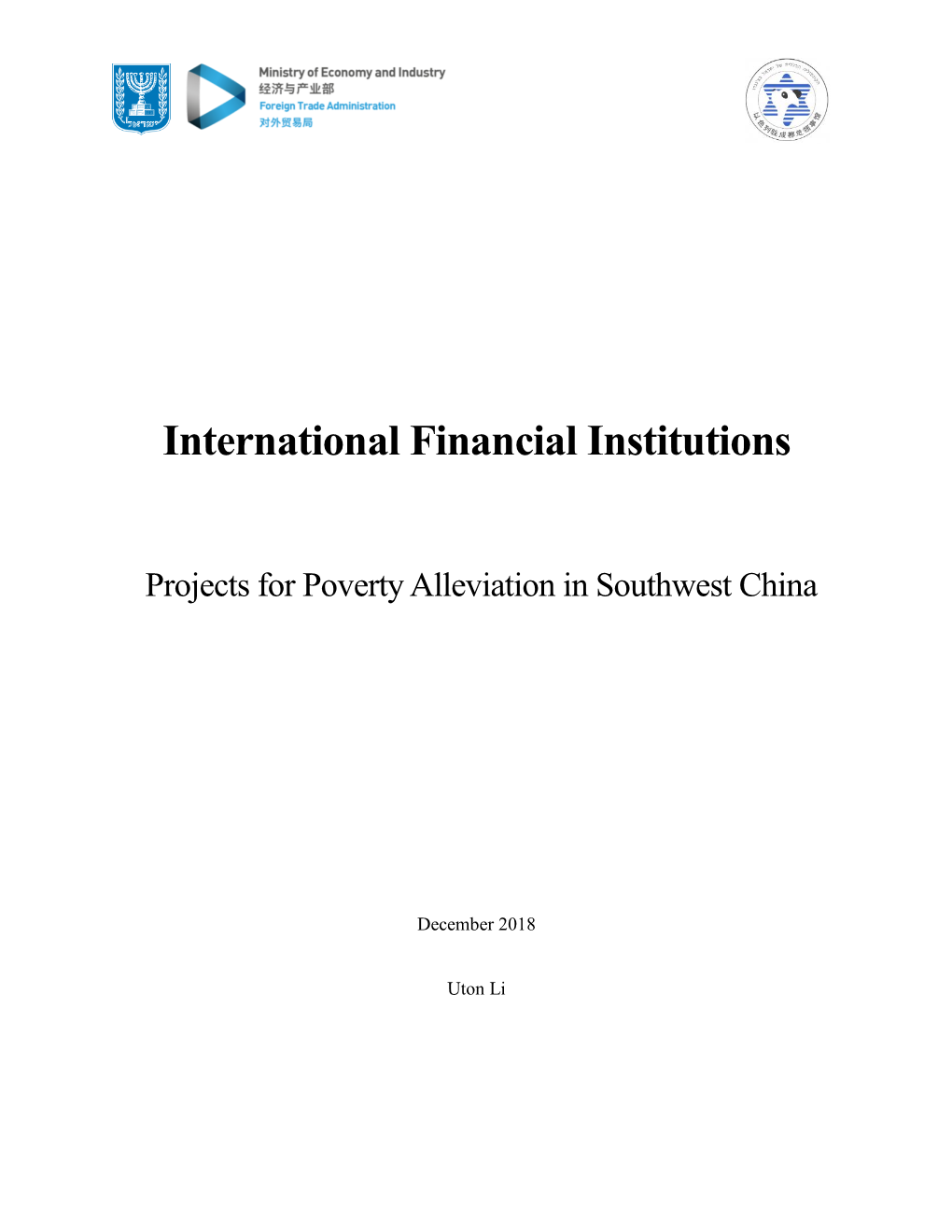 International Financial Institutions