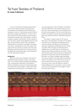 Tai Yuan Textiles of Thailand Dr