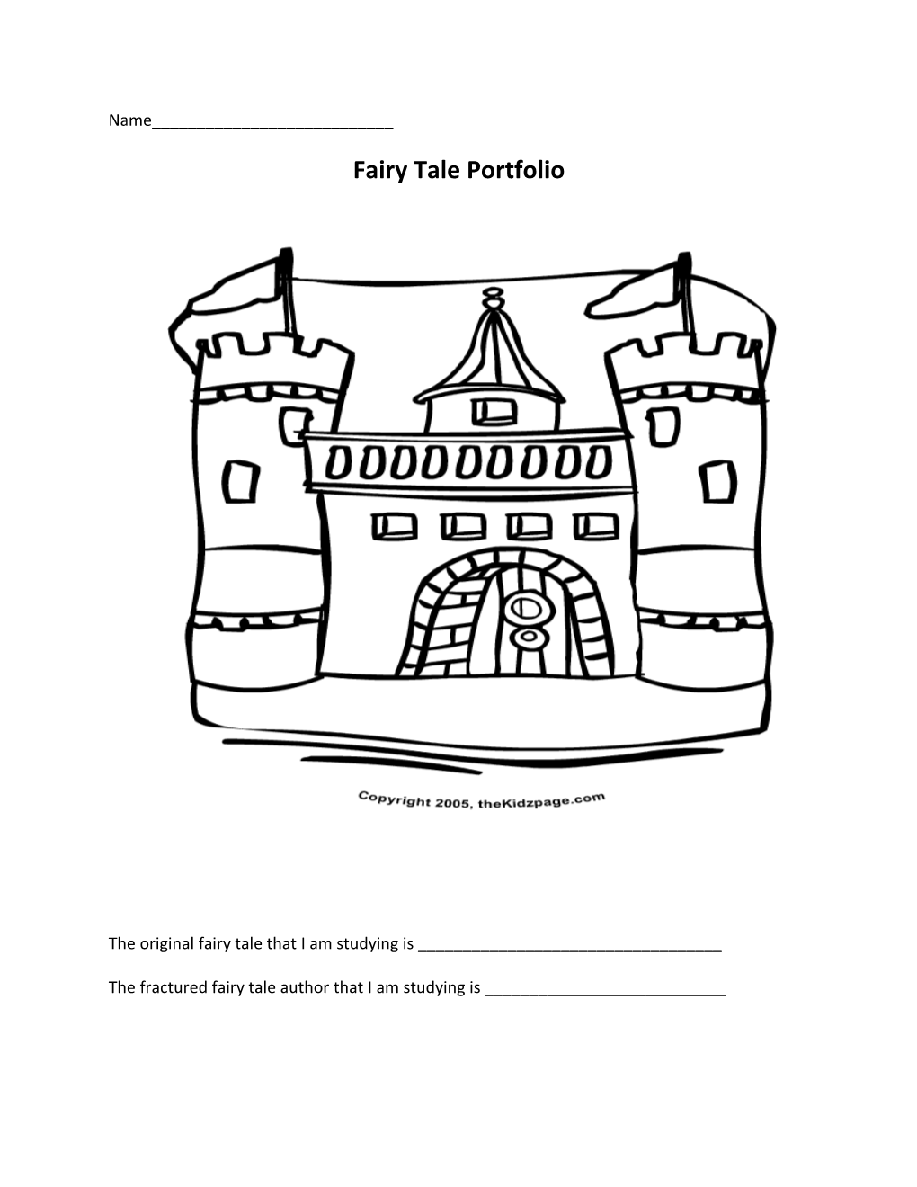 Fairy Tale Portfolio