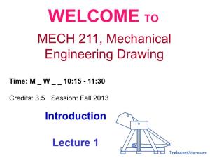 Mechanical Engineering Drawing