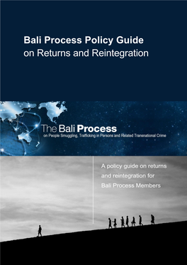 Bali Process Policy Guide on Returns and Reintegration