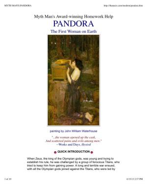 Myth Man's Pandora