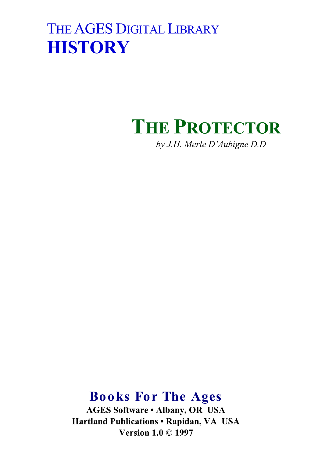 THE PROTECTOR by J.H