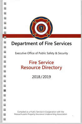 Fire Service Resource Directory 2018/2019