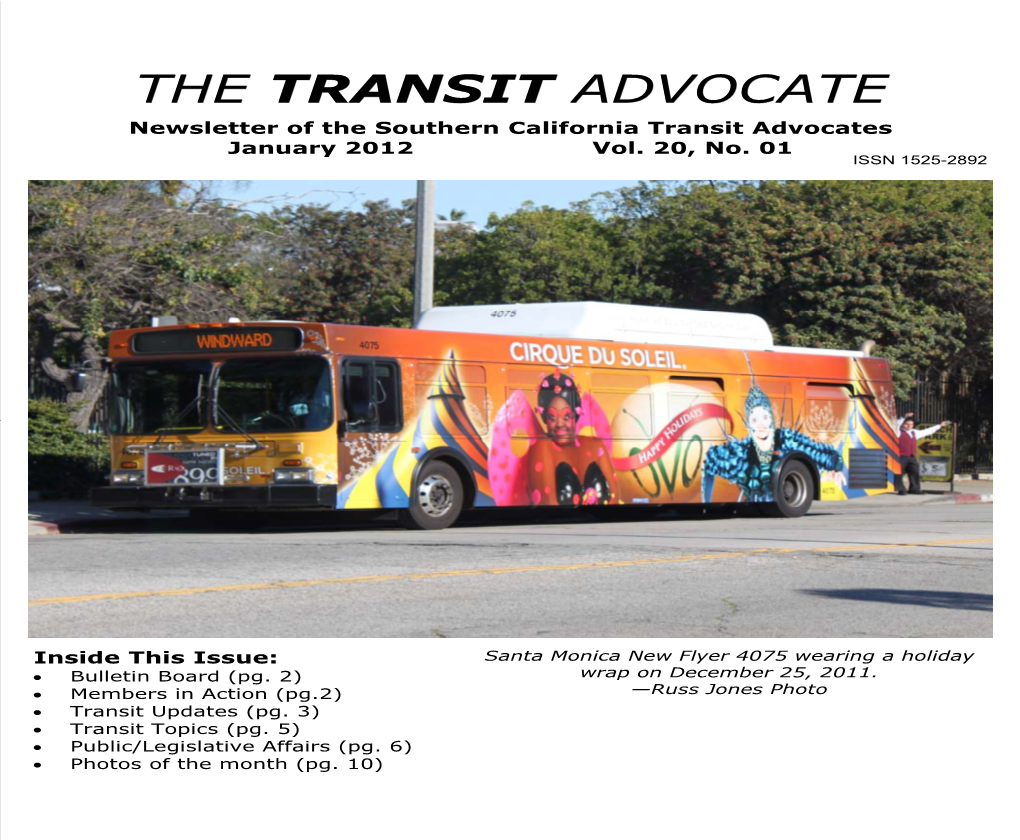 The Transit Advocate