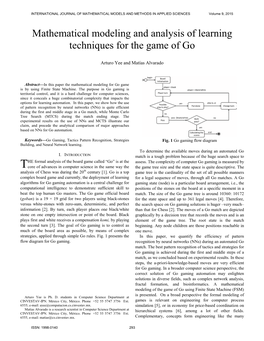 Mathematical Modeling and Analysis of Learning Techniques for the Game of Go