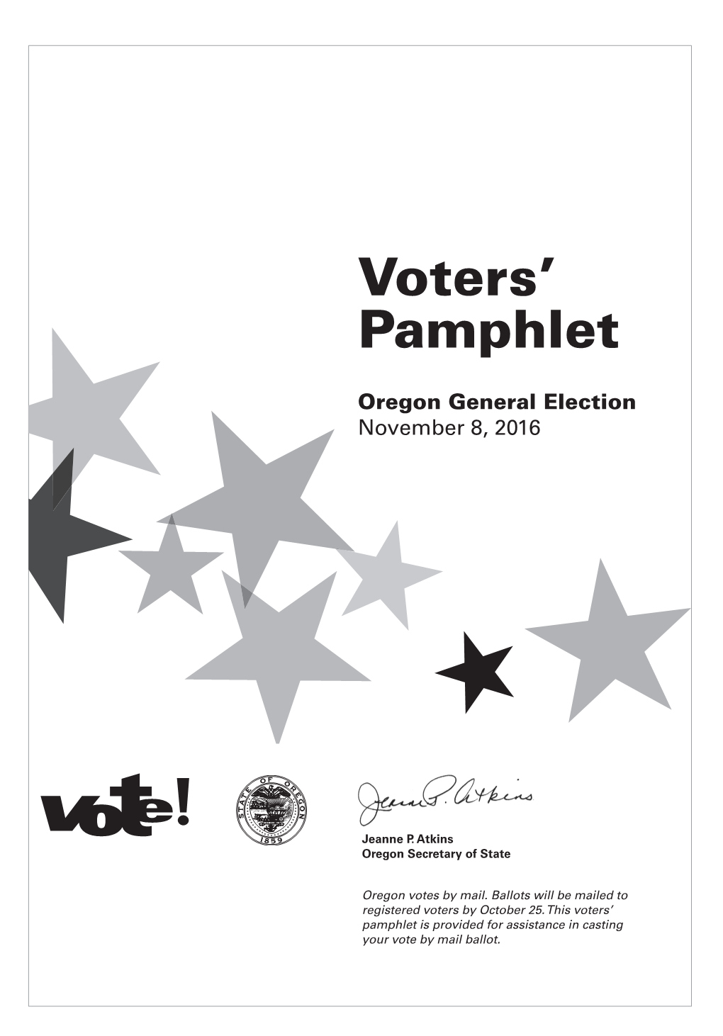 State Voters' Pamphlet