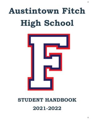 Fitch Student Handbook 2021-2022