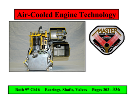 Aircooled Engine Technology