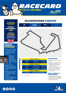 SILVERSTONE CIRCUIT 4 Hours of SILVERSTONE (GREAT BRITAIN)