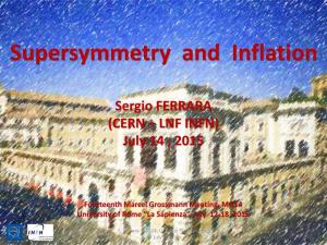 Supersymmetry and Inflation