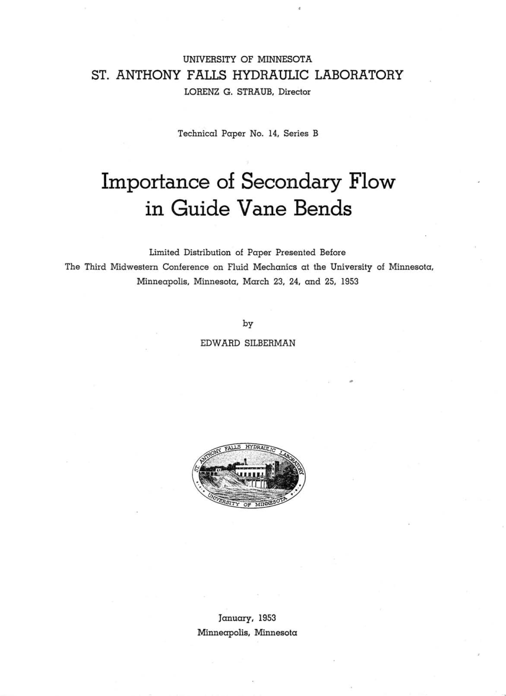 Importance of Secondary Flow in Guide Vane Bends