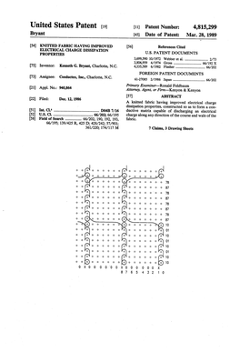 United States Patent (19) (11) Patent Number: 4,815,299 Bryant (45) Date of Patent: Mar
