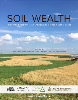 Soil Wealth: Investing in Regenerative Agriculture Across Asset Classes