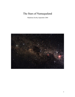 The Stars of Namaqualand