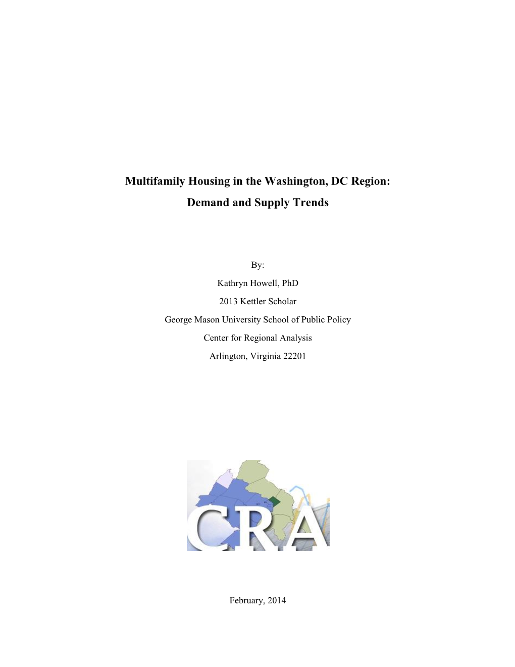 Multifamily Housing in the Washington, DC Region: Demand and Supply Trends