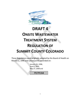 Draft4 Onsite Wastewater Treatment