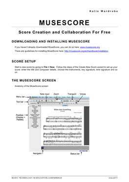 Musescore Session Notes