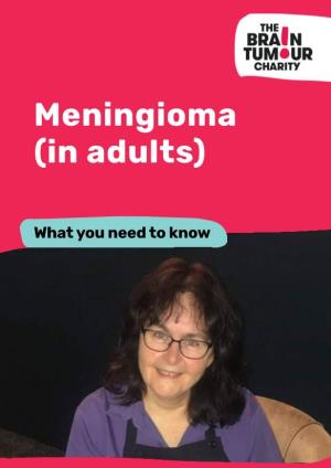 Meningioma (In Adults)