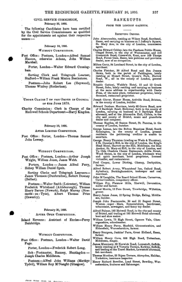 THE EDINBURGH GAZETTE, FEBRUARY 26, 1895. 237 The