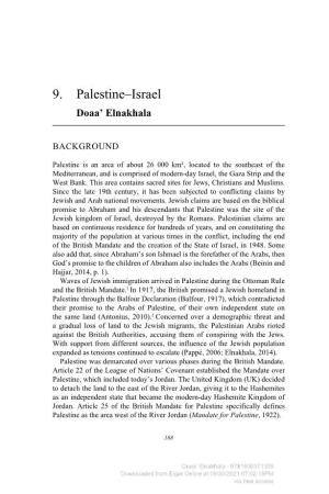 9. Palestine‒Israel Doaa’ Elnakhala