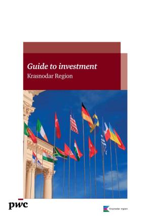 Krasnodar Region Guide to Investment