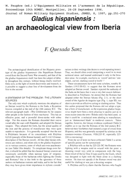 An Archaeological View from Iberia
