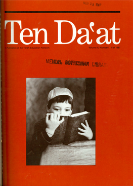 Ten Da'at 2.1 1987 Fall.Pdf