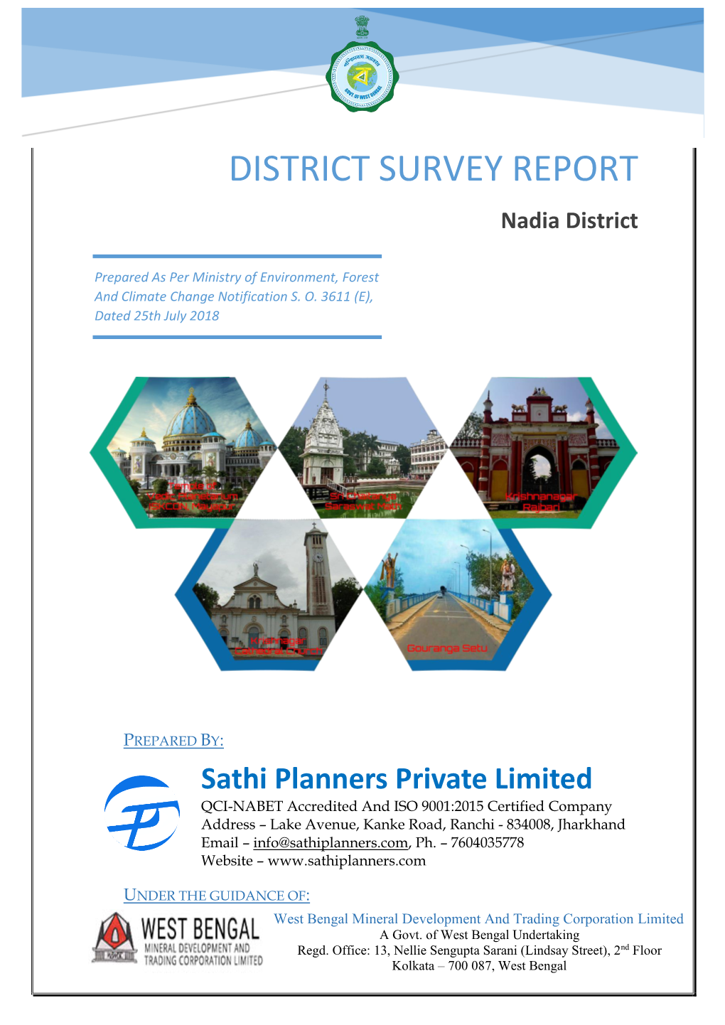 DISTRICT SURVEY REPORT Nadia District