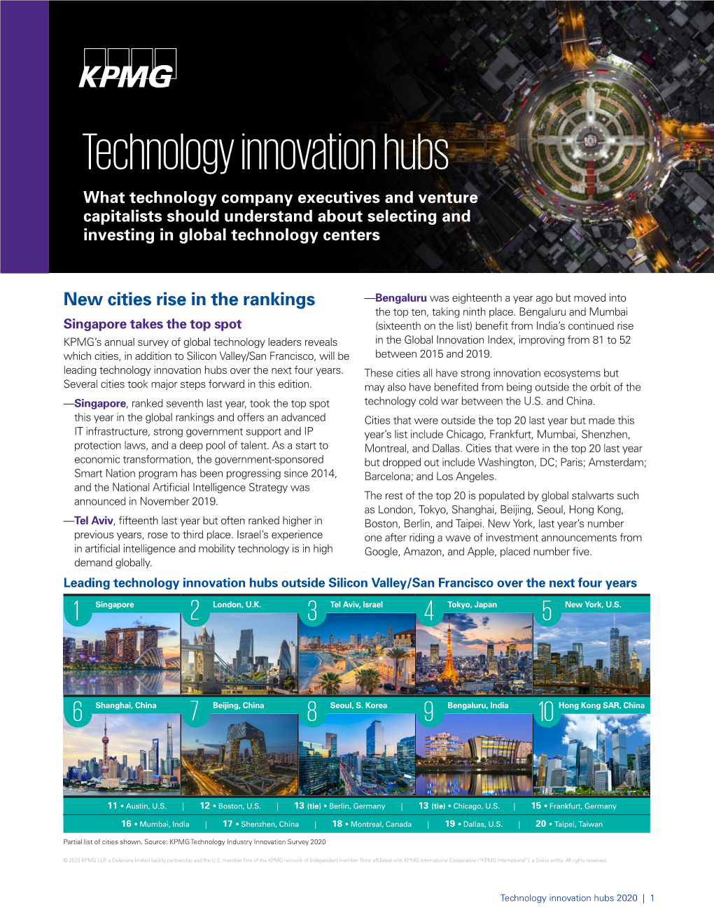 Technology Innovation Hubs