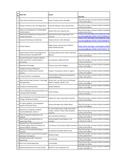Springer Nature Ebook List