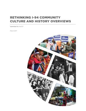 Rethinking I94 Community Overviews and Culture Maps