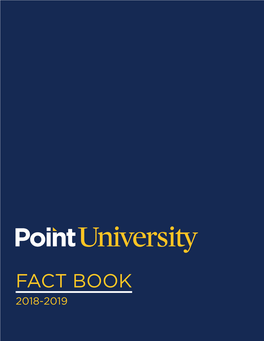 Fact Book 2018-2019 About Point University