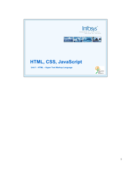 HTML, CSS, Javascript