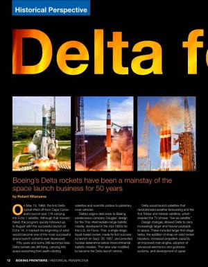 Boeing's Delta Rockets Have Been a Mainstay of the Space Launch
