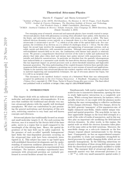 Arxiv:1912.00017V1 [Physics.Atom-Ph] 29 Nov 2019