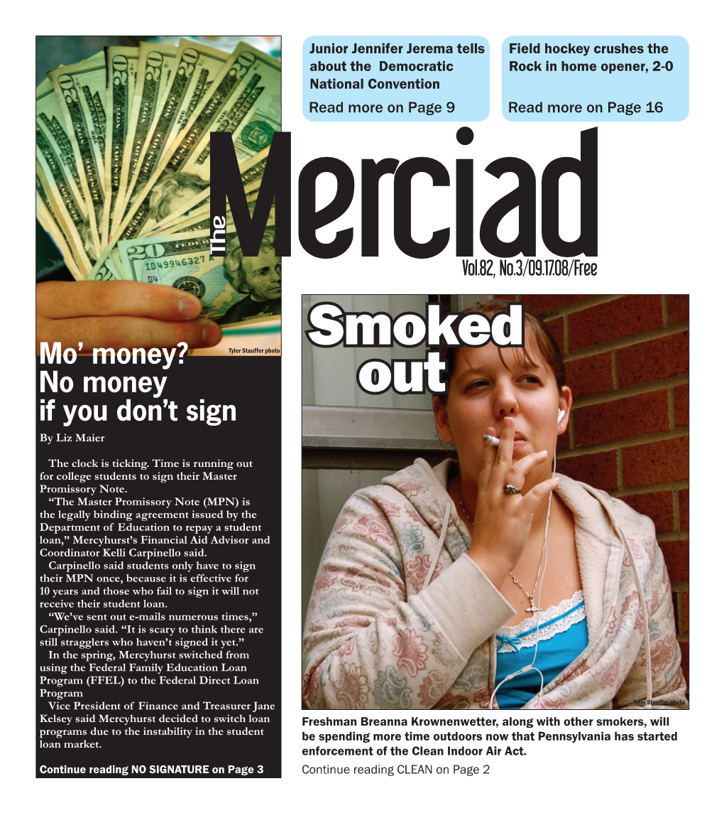 Smoked No Money out If You Don’T Sign by Liz Maier